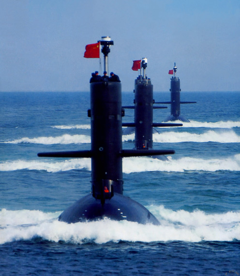 图文：中国海军039宋级潜艇攻击群