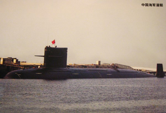 图文：中国国产093级新型核潜艇